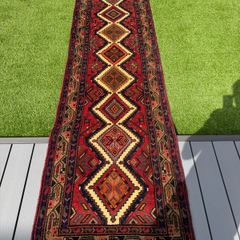 Pristine Persian Hamedan Runner  315 x 85 cm (10.3 x 2.8 ft)