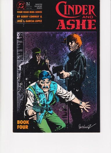 Cinder And Ashe #4 Four Part 1988 Dc Comic