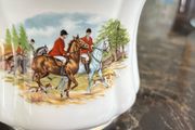 Vintage Royal Tara Hunting Scene Planter