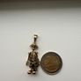 Vintage gold clown pendant Image 2