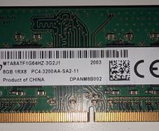 Micron 8 Gb Ddr4 3200mhz So-dimm
