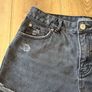 Black Denim Shorts Image 3