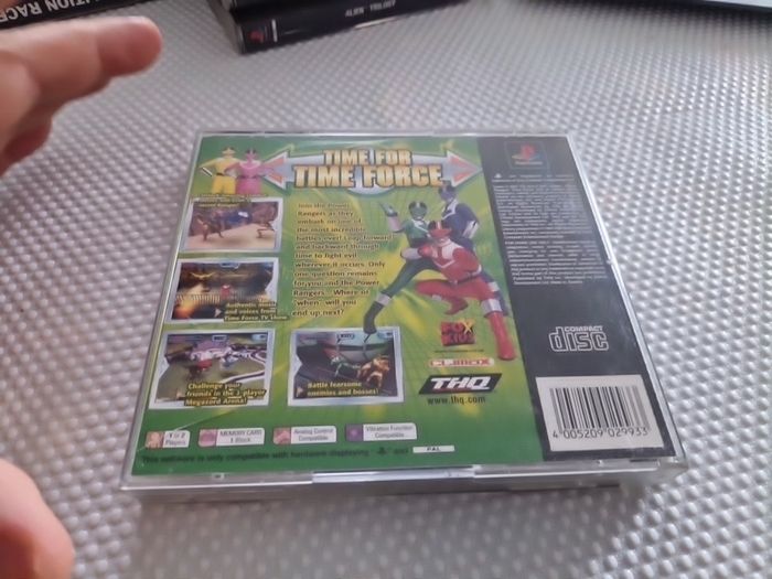 Power Rangers Time Force PlayStation1 Ps1 PlayStation2 Ps2 Games Original