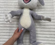 Bugs Bunny Vintage 1992 Plush Large approx. 30 Warner Bros Mighty Star Loony Tunes DAmaged eyes Dirty Used Please see pictures