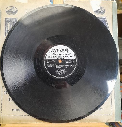 Rock & Roll 78 rpm records.