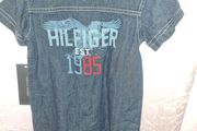 babys tommy hilfiger denim romper bnwt