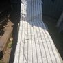 Alexander Rose ocean pearl adjustable stacking sleigh sunbed or lounger with Zara home topper Image 3
