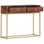 Console Table 90x30x75 cm Solid Mango Wood Image 3