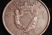 #652 - Hibernia - Ireland - 1822 - Half Penny