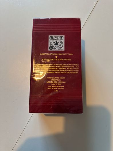 JPG SCANDAL 100ml parfum for him
