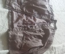 TAUPE Leather Look Bomber Jacket