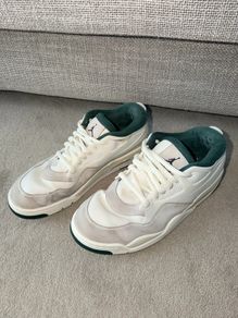 Nike Air Jordan 4 RM Light Cream Midnight Green Men's Trainers - size UK 10.5