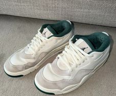 Nike Air Jordan 4 RM Light Cream Midnight Green Men's Trainers - size UK 10.5
