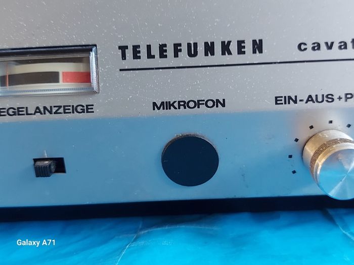 Telefunken Cavatine 201, Mw, Lw Radio plus Tape Deck, German Model in German Language, Powers on and off