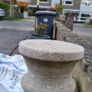 garden bird bath, granite look, heavy Image 8