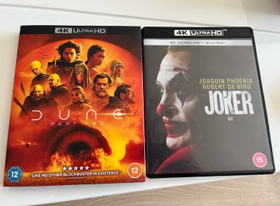 Dune 2 & Joker (2019) 4k Ultra Hd Discs