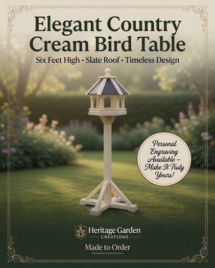 Bird Table feeders Slated Roof - colour choices.
