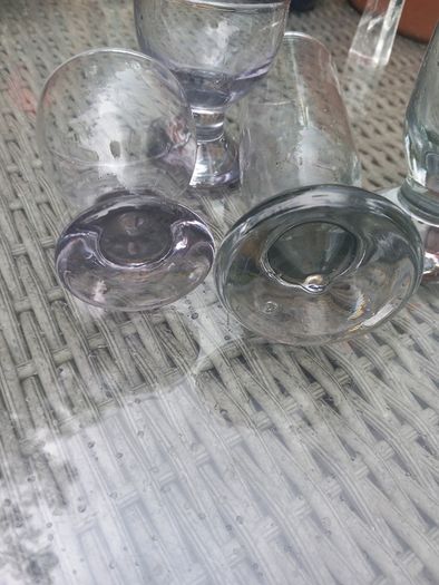 7 x antique glasses, bought in Vienna, no damage, D18