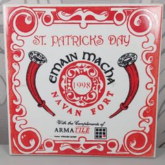 Vintage 1998 st paticks day tile