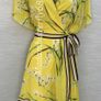 BNWoT Karen Millen Yellow Floral Wrap Dress - As seen on TV Image 5
