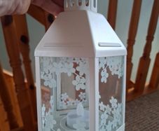 White lanterns x8