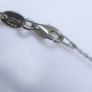 Vintage  Long Sterling Silver Necklace Swirly Oval Beads Length 31" - 10,7g Image 8