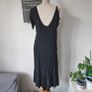 Vintage Y2K Irish designer John Rocha little black dress S M 10 12 cocktail party summer wedding Image 3