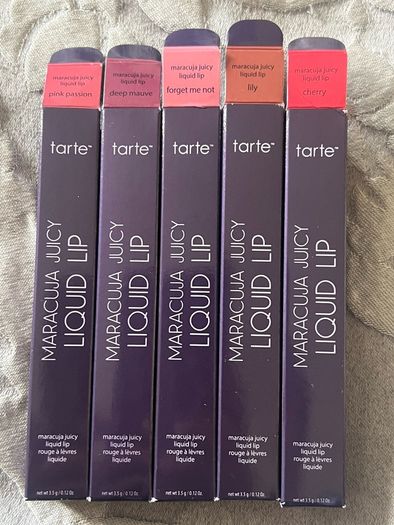 Tarte Maracuja Juicy Liquid Lipsticks See Pictures For Shades Name Bnib