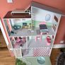 Dolls House with Dolls and Furniture Image 3