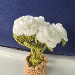 Handmade Crocheted Rose