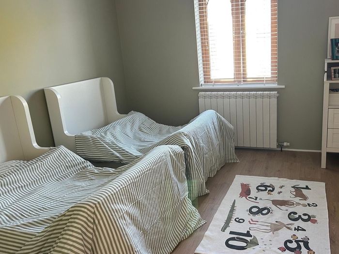 IKEA BUSUNGE Childrens Extendable Bed - White
