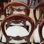 Solid Mahogany French Chairs Image 5