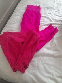 ladies 2 piece set short top and bum lift leggings