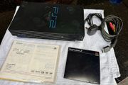 PS2 with instructions &amp; cables , No controllers