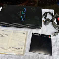PS2 with instructions & cables , No controllers