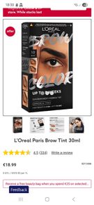 L'Oreal Paris  Black Brow tint