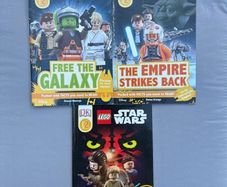 Freepost 3 X Lego Star Wars Books