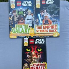 Freepost 3 X Lego Star Wars Books