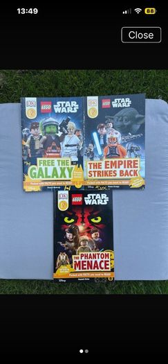 Freepost 3 X Lego Star Wars Books
