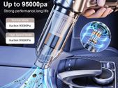 Powerful Car Vacuum Cleaner Wet/Dry Cordless Strong Suction Handheld Cleaning