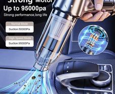 Powerful Car Vacuum Cleaner Wet/Dry Cordless Strong Suction Handheld Cleaning