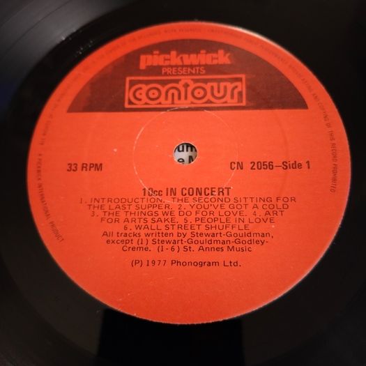 10CC - 10CC in Concert (Irish Pressing)
