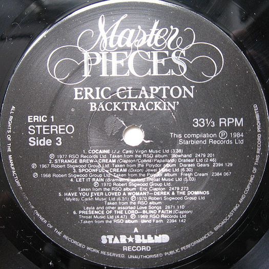 Eric Clapton  Backtrackin X2LPS