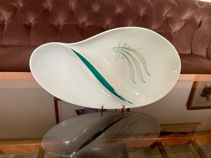 Vintage green Carlton ware Windswept Design 1950s 60s