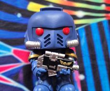 Funko Pop! Warhammer 40K Space Marine Ultramarine Figure Games Workshop 2019