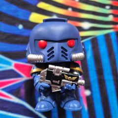 Funko Pop! Warhammer 40K Space Marine Ultramarine Figure Games Workshop 2019