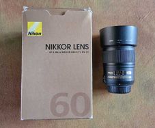 Nikon Nikkor Lens AF-S Micro 60mm f/2.8 G ED