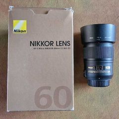 Nikon Nikkor Lens AF-S Micro 60mm f/2.8 G ED