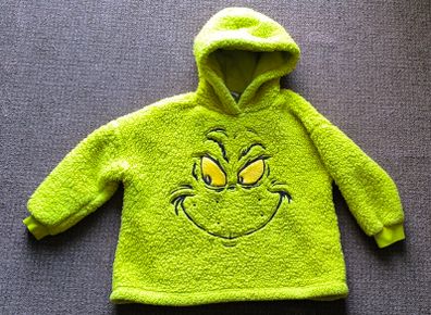 grinch fleece hoodie 6/8