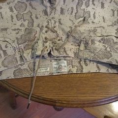 River Island size 12 snakeskin shorts